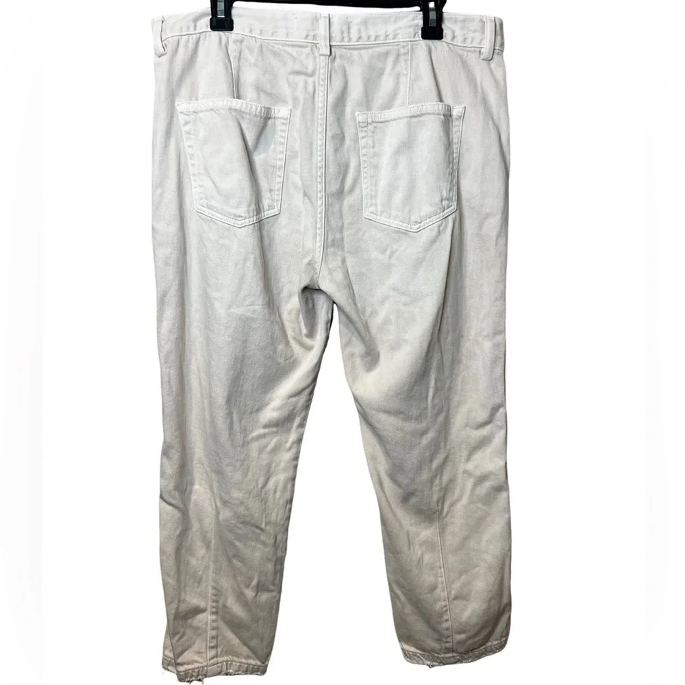 AMO Slouch Trouser Size 32 Pale Pink